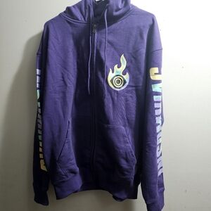 Purple Graphic Hoodie